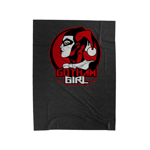 Gotham Girl Harley Quinn Velveteen Blanket