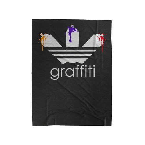 Graffiti Logo Parody Velveteen Blanket