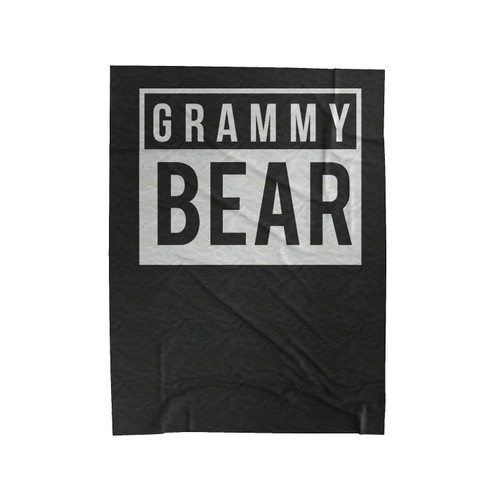 Grammy Bear Grandma Bear Velveteen Blanket