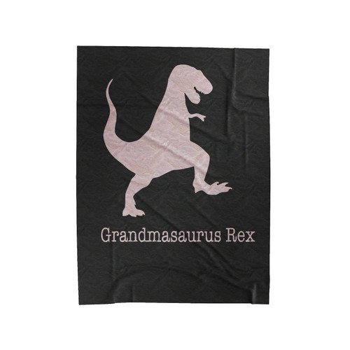 Grandmasaurus Rex Velveteen Blanket