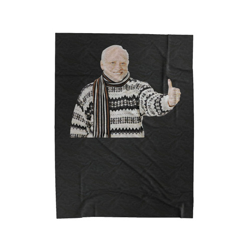 Grandpa Harold Velveteen Blanket