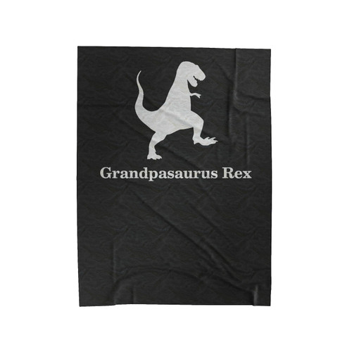 Grandpasaurus Rex Grandpa Funny Gift For Grandfather Velveteen Blanket