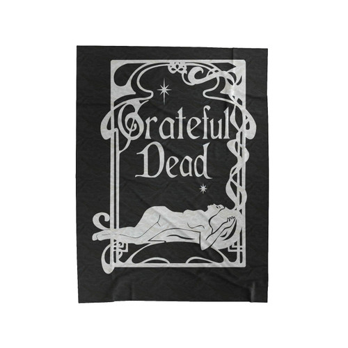 Grateful Dead Graphic Art Nouveau Design Velveteen Blanket