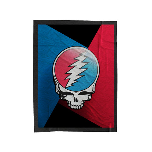 Grateful Dead Movie Skull Velveteen Blanket