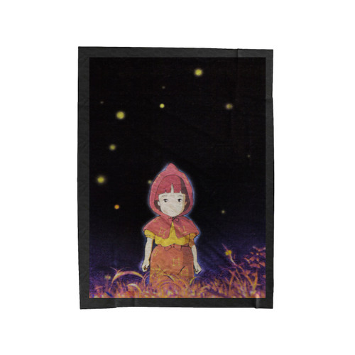 Grave Of The Fireflies Velveteen Blanket