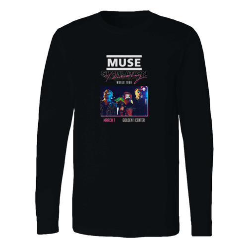 This classic fit muse simulation theory rock concert muse tour album long sleeve shirt is casually elegant and very comfortable. With fine quality print to make one stand out, it's a perfect fit for every occasion.