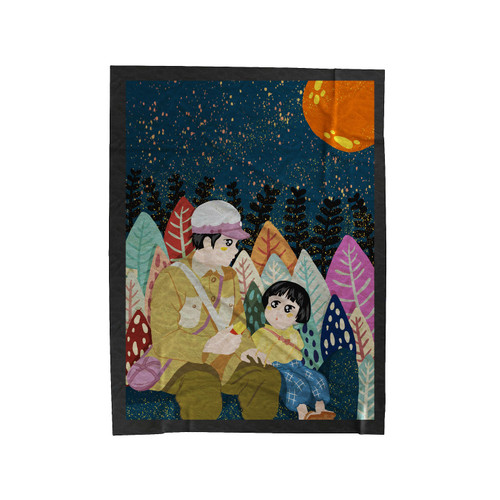 Grave Of The Fireflies Art 3 Velveteen Blanket