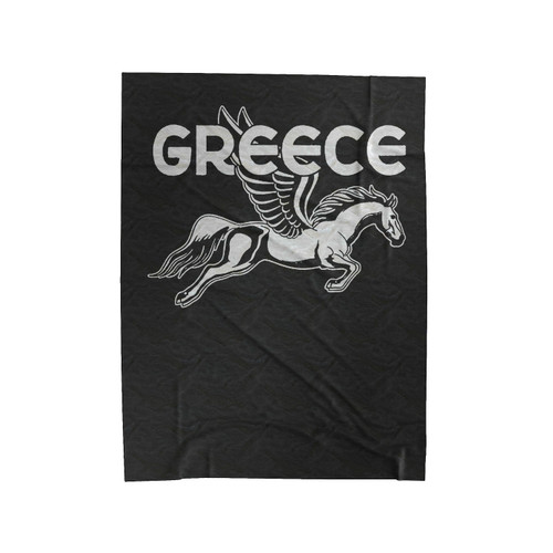 Greece Pegasus Velveteen Blanket