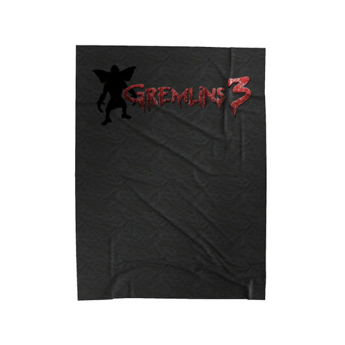 Gremlins 3 Logo Velveteen Blanket