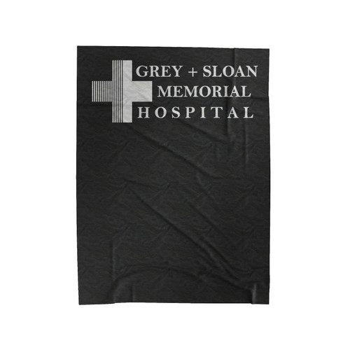 Grey's Anatomy Grey Sloan Memorial Hospital Velveteen Blanket