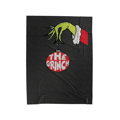 Grinch Christmas Bauble Velveteen Blanket