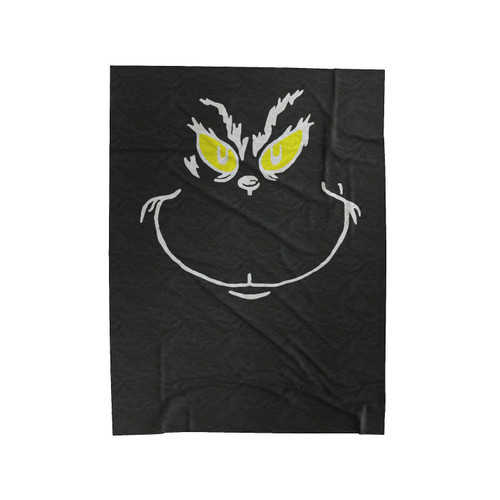 Grinch Face Velveteen Blanket