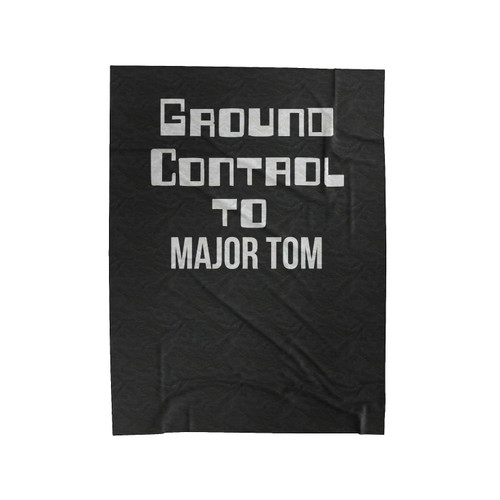 Ground Control To Major Tom Baby Grow Retro Hipster Baby Velveteen Blanket