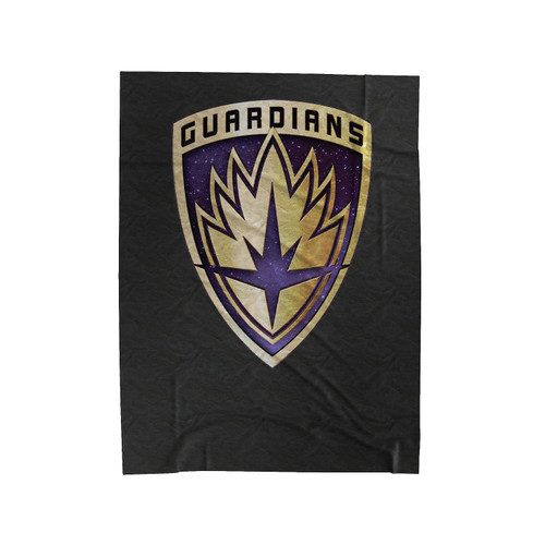Guardians Of The Galaxy Shield Logo Velveteen Blanket