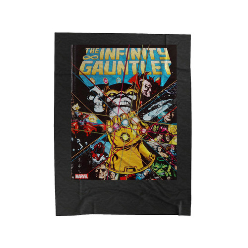 Guardians Of The Galaxy Thanos The Infinity Gauntlet Velveteen Blanket