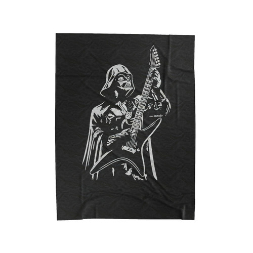 Guitar Darth Vader Funny Guitarist Star Wars Velveteen Blanket