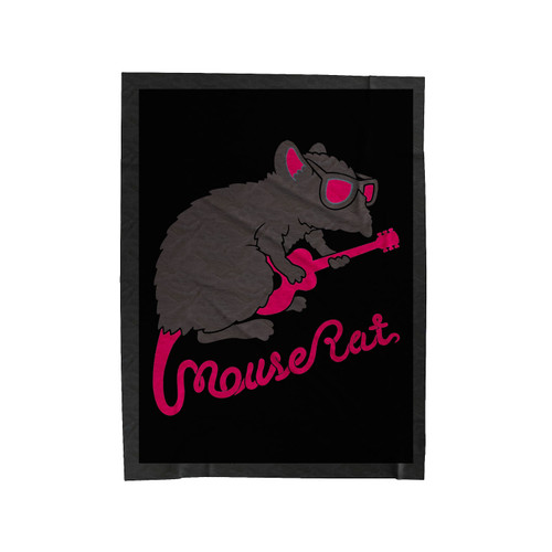 Guitar Mouse Rat Music Velveteen Blanket