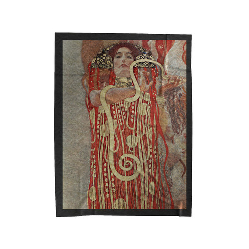 Gustav Klimt Hygieia Velveteen Blanket