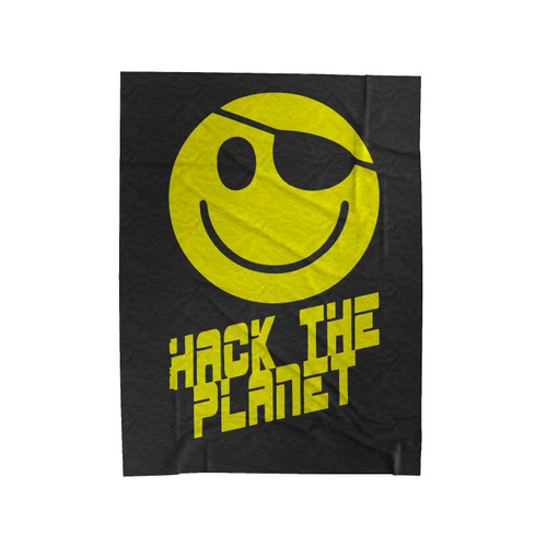 Hackers Movie Hack The Planet Velveteen Blanket