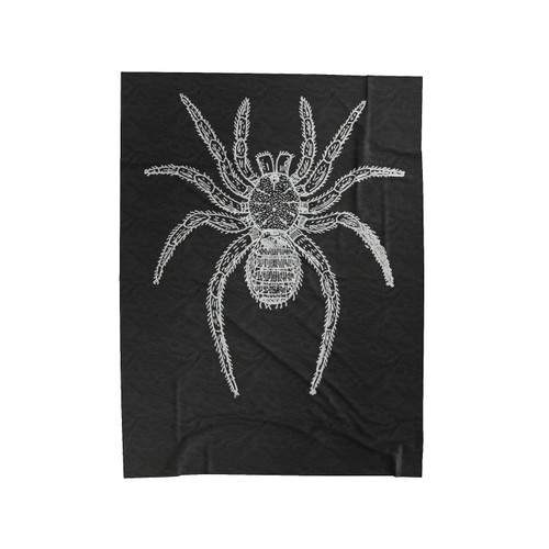 Hairy Scary Spider Velveteen Blanket