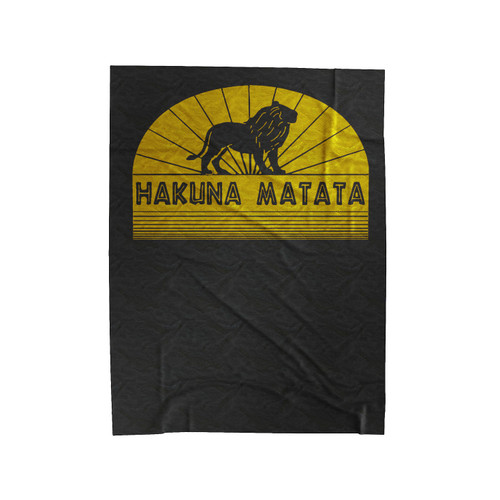 Hakuna Matata Disney Lion King Velveteen Blanket