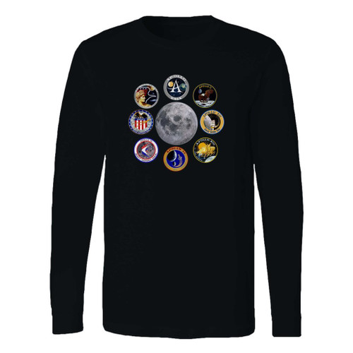 This classic fit nasa apollo moon landing missions long sleeve shirt is casually elegant and very comfortable. With fine quality print to make one stand out, it's a perfect fit for every occasion.