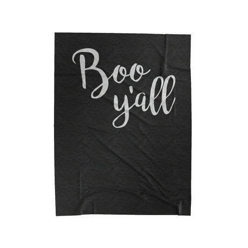 Halloween Boo Y'All Witch Velveteen Blanket