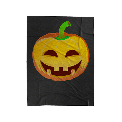Halloween Pumpkin Velveteen Blanket