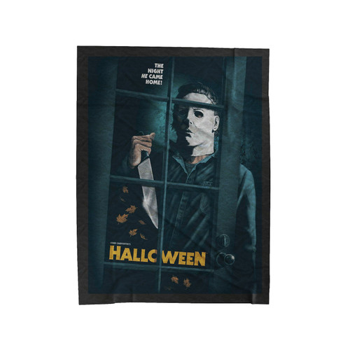 Halloween The Night He Came Home Velveteen Blanket