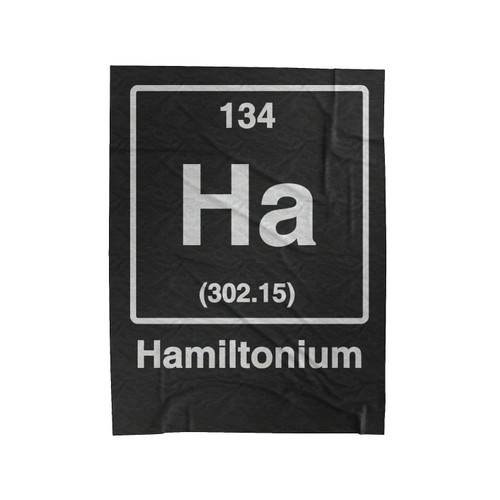 Hamiltonium Periodic Table Of The Elements Velveteen Blanket