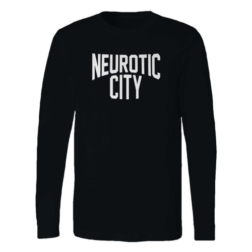 This classic fit neurotic city long sleeve shirt is casually elegant and very comfortable. With fine quality print to make one stand out, it's a perfect fit for every occasion.