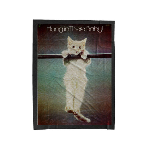 Hang In There! Baby Cats 1 Velveteen Blanket