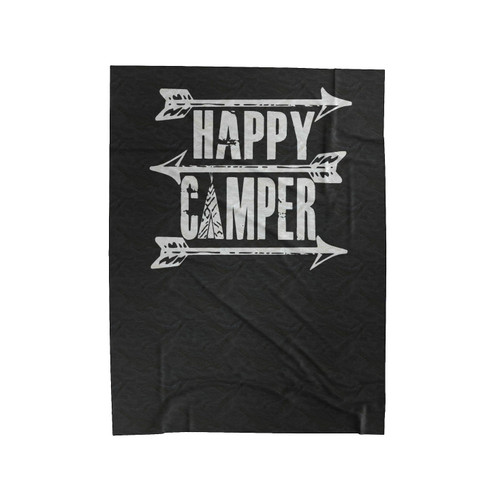 Happy Camper Arrows Velveteen Blanket