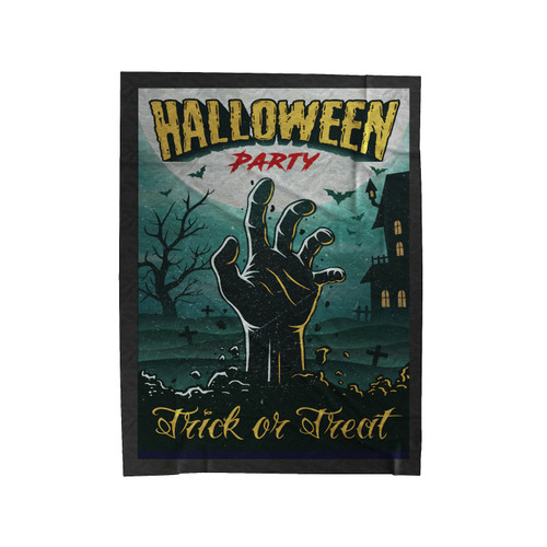 Happy Halloween Party Velveteen Blanket