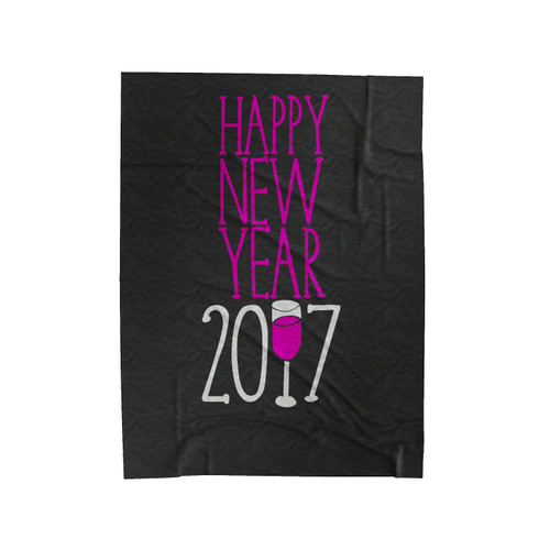 Happy New Year 2017 New Year Eve Party Velveteen Blanket
