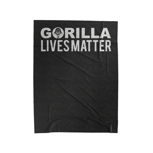 Harambe Gorilla Lives Matter Velveteen Blanket