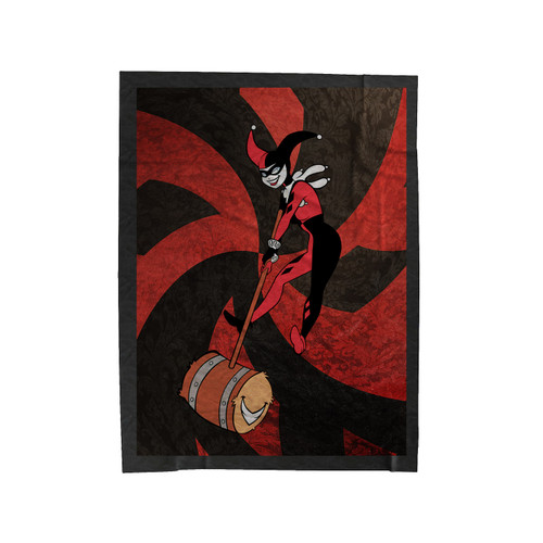 Harley Quinn 1 Velveteen Blanket