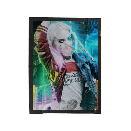 Harley Quinn 3 1 Velveteen Blanket
