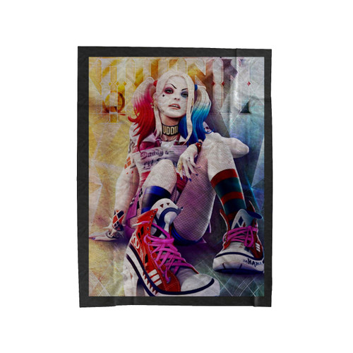 Harley Quinn 8 1 Velveteen Blanket