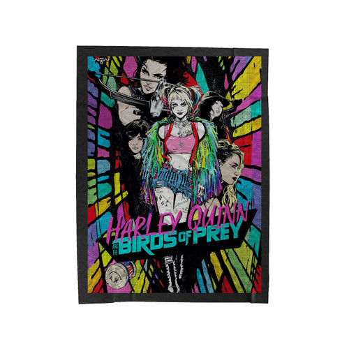 Harley Quinn And The Birds Of Prey Dc Comic Velveteen Blanket