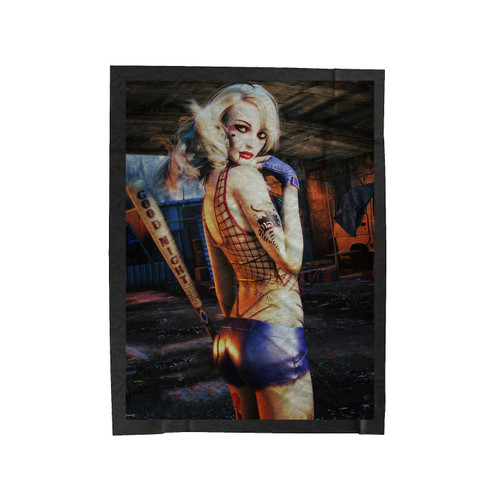Harley Quinn Innocent Velveteen Blanket