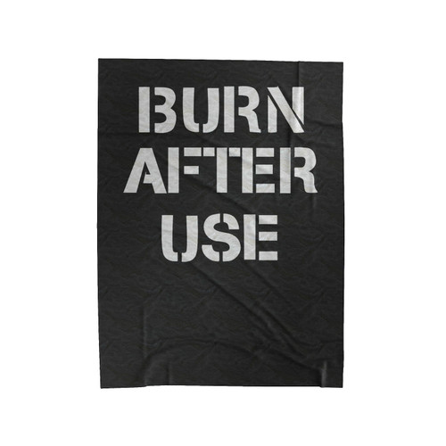 Harley Quinn Suicide Squad Burn After Use Velveteen Blanket