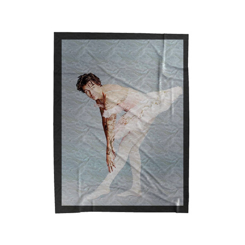Harry Styles In A Tutu Performative Femininity Velveteen Blanket