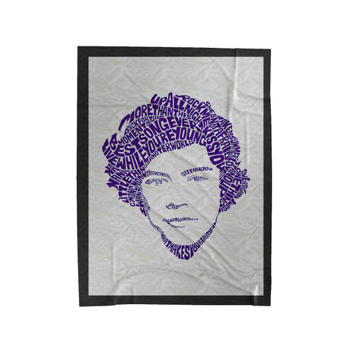 Harry Styles Typographic One Direction Velveteen Blanket