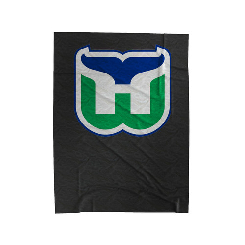 Hartford Whalers Retro Hockey Velveteen Blanket