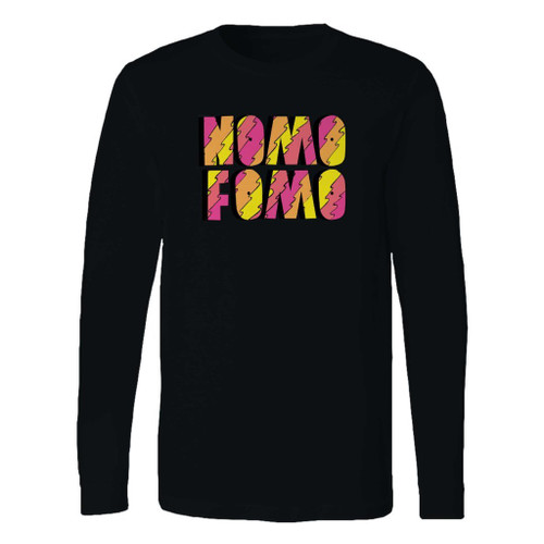 This classic fit nomo fomo long sleeve shirt is casually elegant and very comfortable. With fine quality print to make one stand out, it's a perfect fit for every occasion.