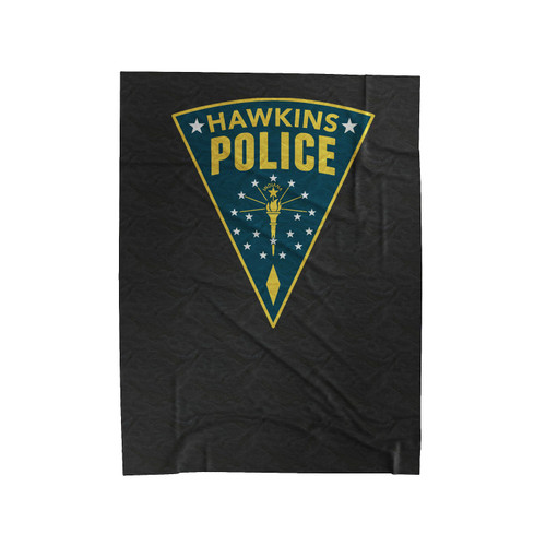 Hawkins Police Hopper Mouth Breather Velveteen Blanket