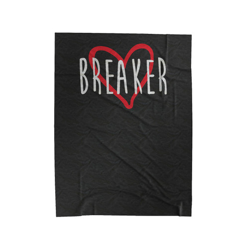Heart Breaker Valentine's Day Velveteen Blanket
