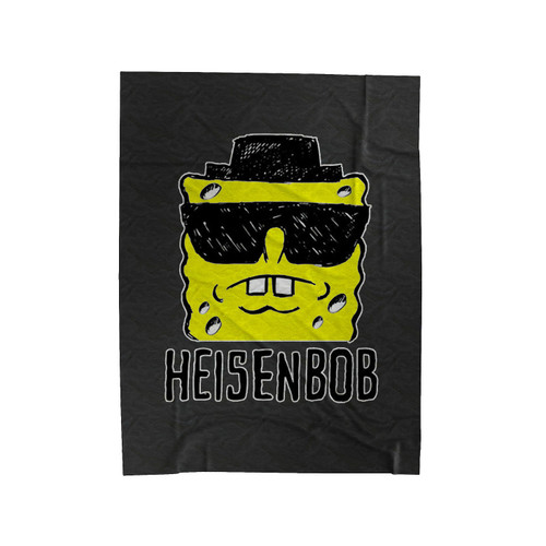 Heisenbob Heisenberg Sponge Bob Funny Parody Velveteen Blanket Heisenbob Heisenberg Sponge Bob Funny Parody Velveteen Blanket