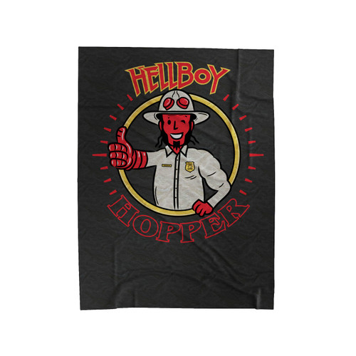 Hellboy Hopper Velveteen Blanket